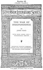 Cover of The War of Independence — Text and Context