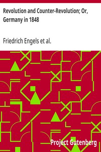 Cover of Revolution and Counter-Revolution; Or, Germany in 1848 — Edition Insights
