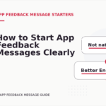 How to Start App Feedback Messages Clearly