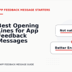 Best Opening Lines for App Feedback Messages