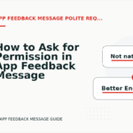 How to Ask for Permission in App Feedback Message English