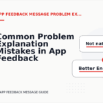Common Problem Explanation Mistakes in App Feedback Message English