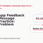 App Feedback Message Practice: Problem and Solution Replies