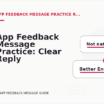 App Feedback Message Practice: Clear Reply Patterns