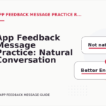 App Feedback Message Practice: Natural Conversation Lines